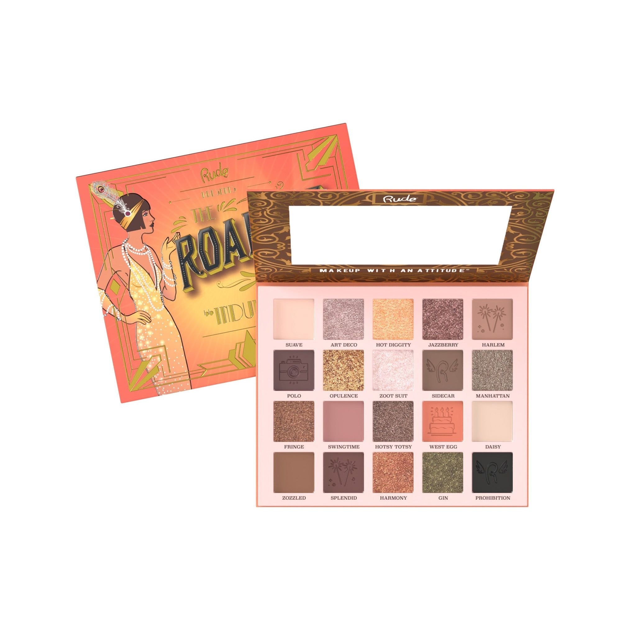 Rude Roaring 20's Palette Ombretti Indulgence 24 g