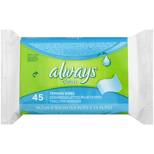 Always Feminine salviette intime ricarica leggermente profumate