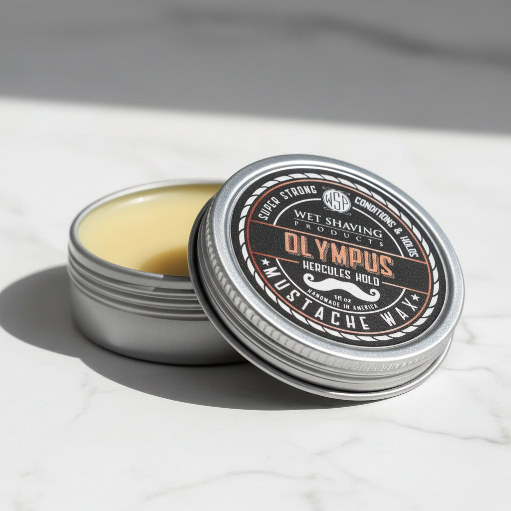 Wet Shaving Products Olympus cera baffi tenuta normale modellante