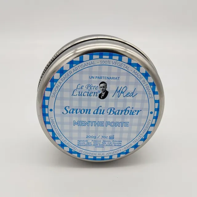 Le Pere Lucien Menthe Forte Sapone Barba 200g Mentolo