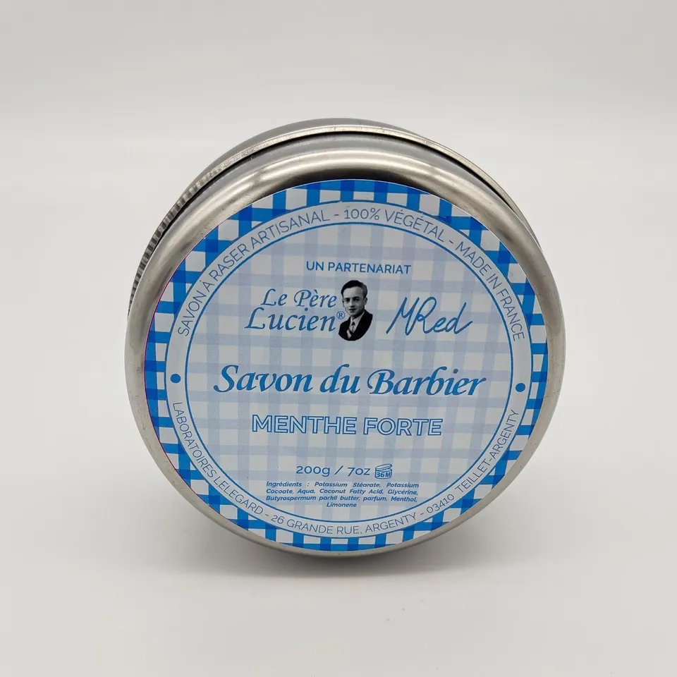 Le Pere Lucien Menthe Forte Sapone Barba 200g Mentolo