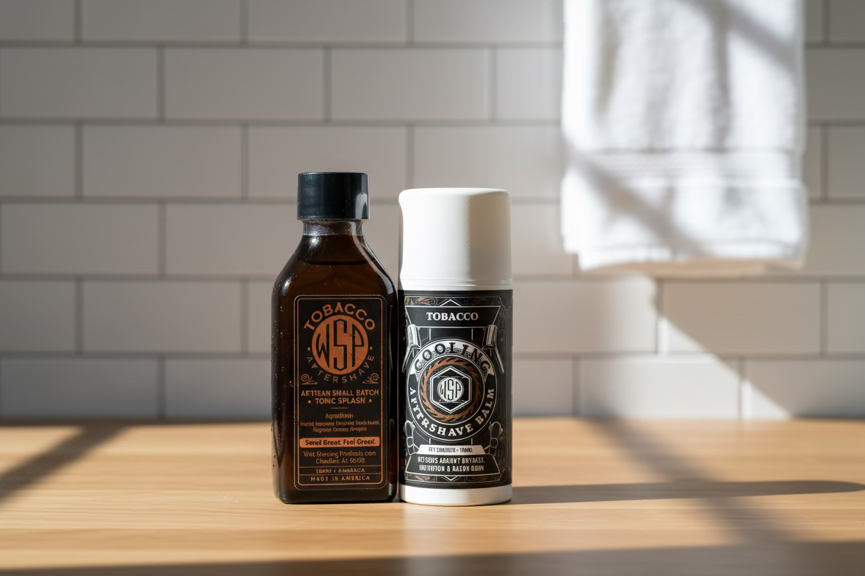 Wet Shaving Products Tobacco balsamo dopobarba rinfrescante 100 ml