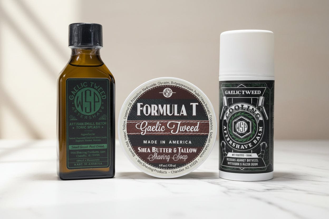 Wet Shaving Products Gaelic Tweed Sapone Barba Sego Tallow