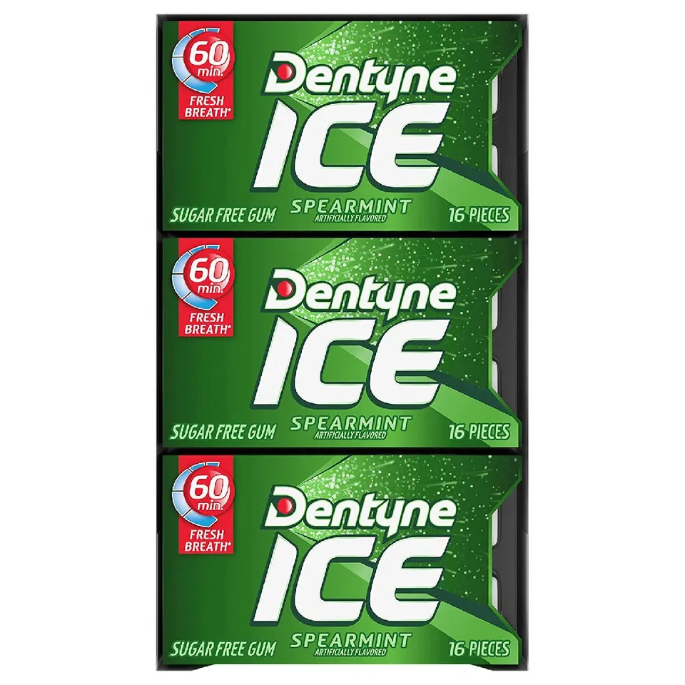 Dentyne Ice Spearmint gomme da masticare senza zucchero 9 x 16 pezzi