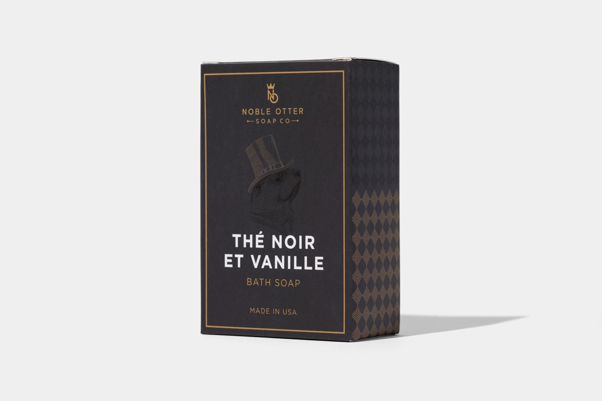Noble Otter Thé Noir et Vanille saponetta bagno tè nero