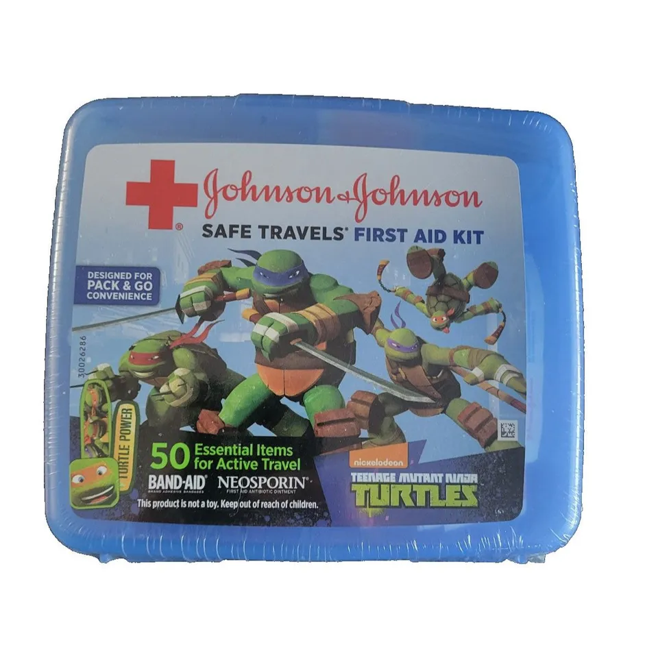 Johnson & Johnson Tartarughe Ninja Kit Pronto Soccorso Viaggio