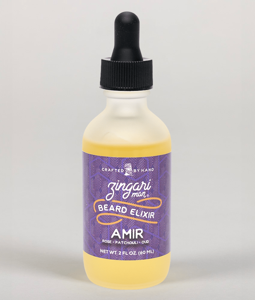 Zingari Man The Amir olio barba oud e rosa