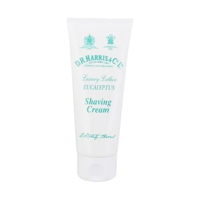 D.R. Harris Eucalyptus crema da barba tubo 75g mentolo