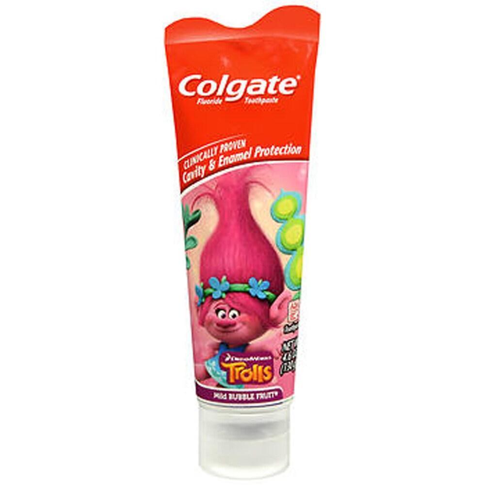 Colgate Trolls dentifricio bambini 130 g bubble fruit
