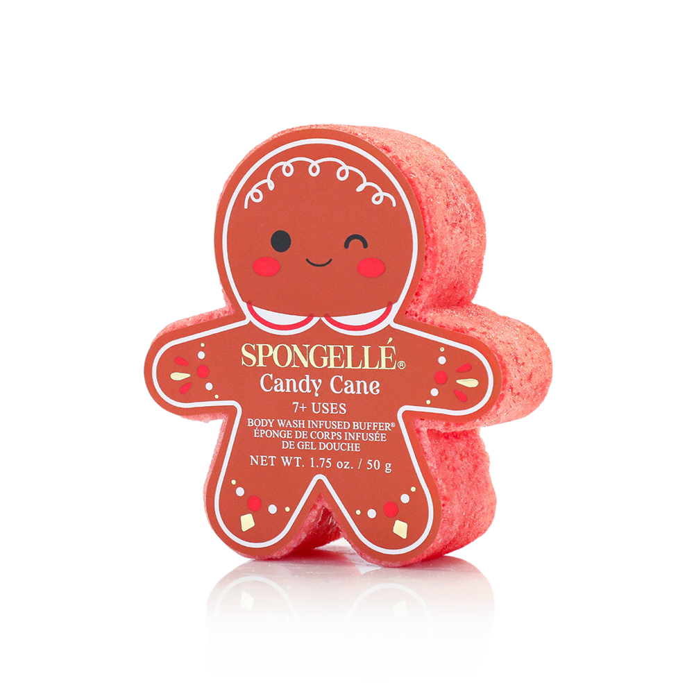 Spongellé Candy Cane buffer corpo gingerbread 7+ usi