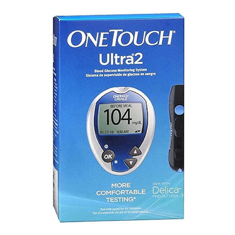 OneTouch Ultra 2 Misuratore Glicemia Kit Risultato 5 Secondi