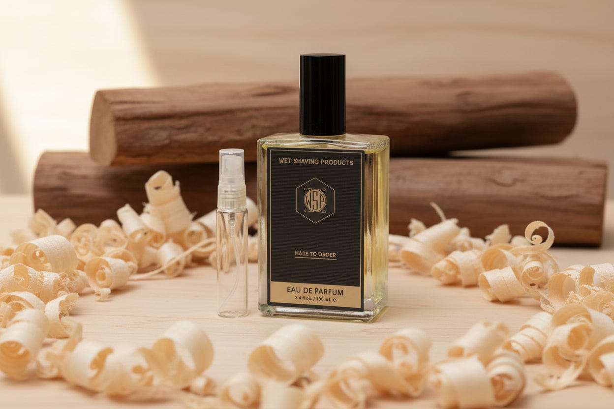 Wet Shaving Products Sandalwood eau de parfum 100ml cremoso