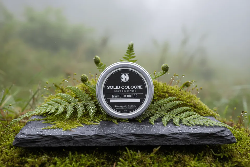 Wet Shaving Products Solid Cologne profumo solido Mahogany