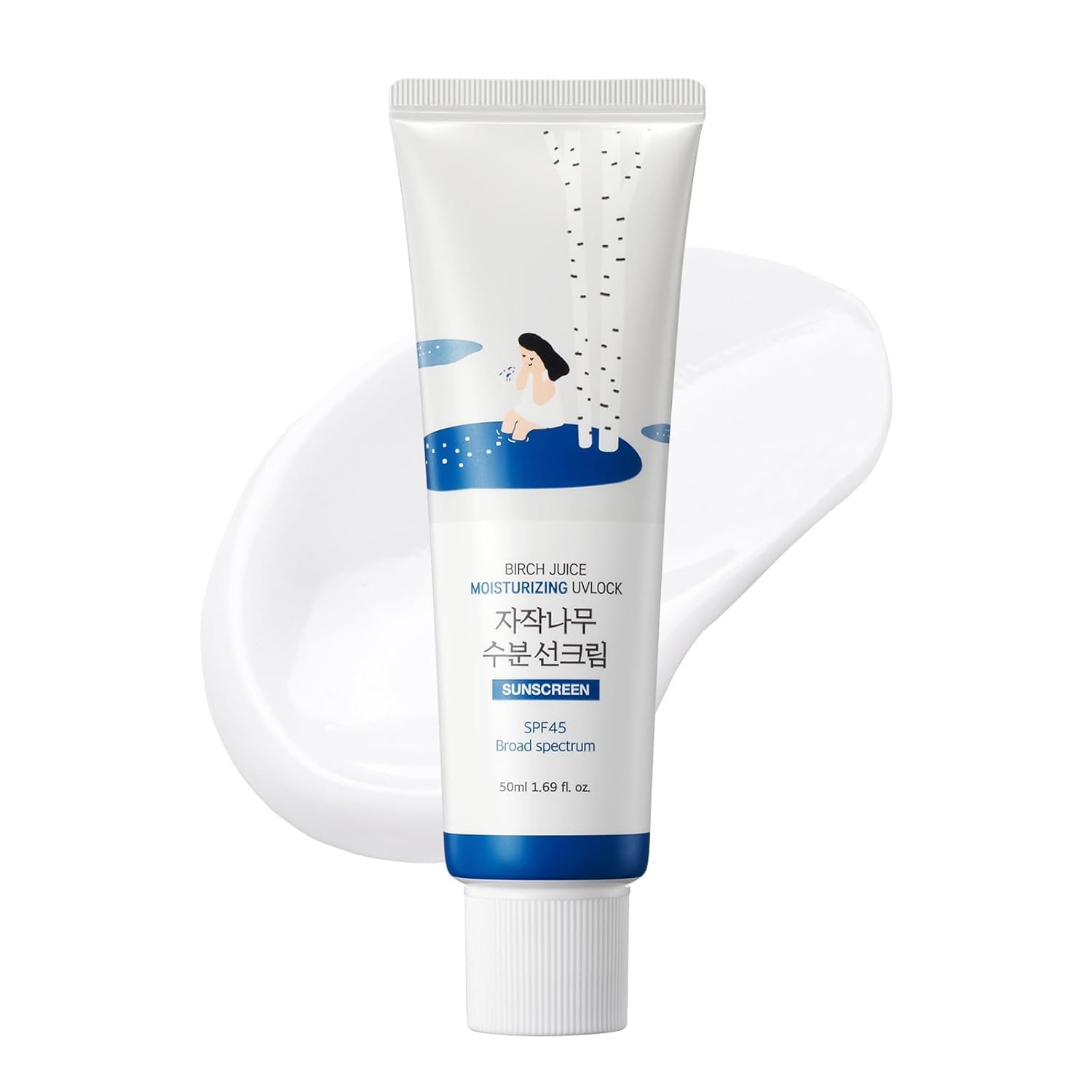 Round Lab Birch Juice crema solare viso SPF45 50 ml