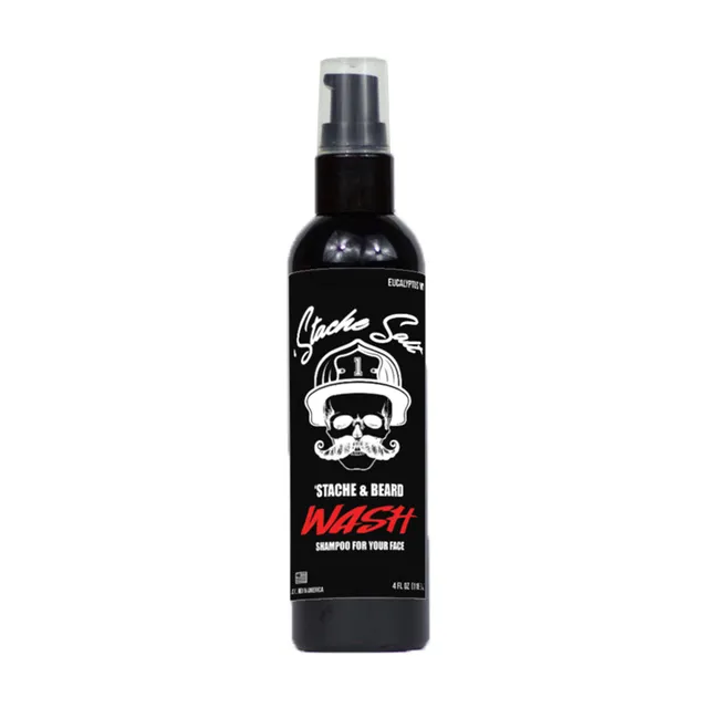 Stache Wash shampoo barba e baffi eucalyptus mint 4oz