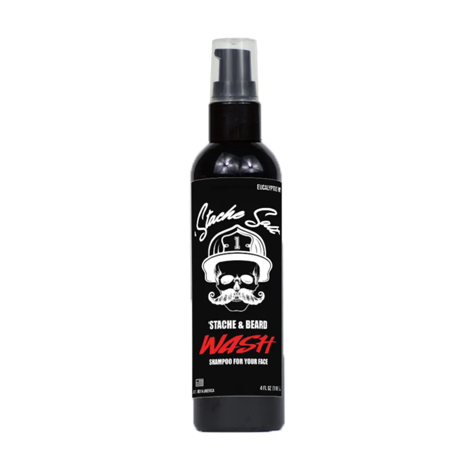Stache Wash shampoo barba e baffi eucalyptus mint 4oz