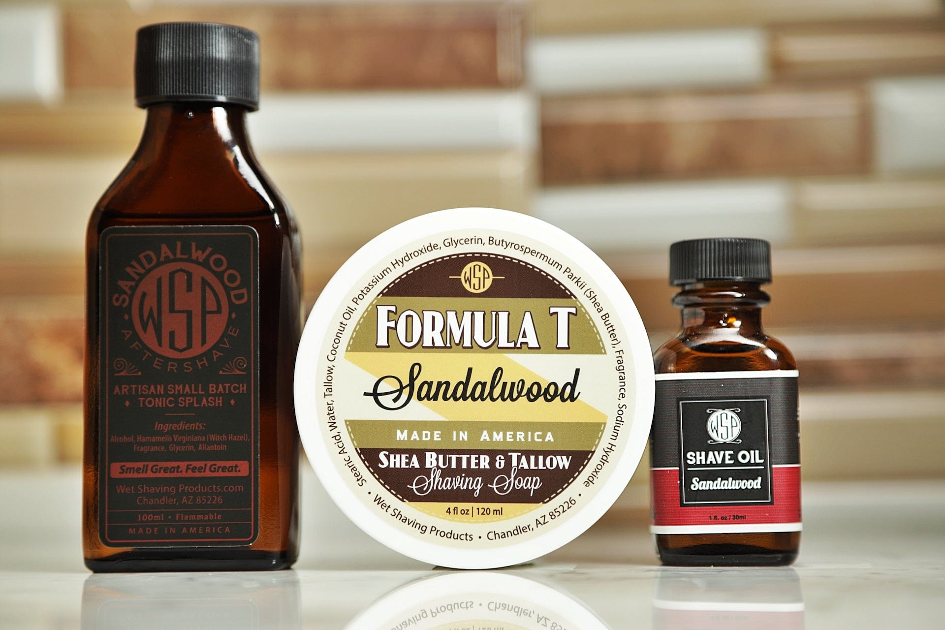 Wet Shaving Products Formula T Sandalwood sapone da barba al sego