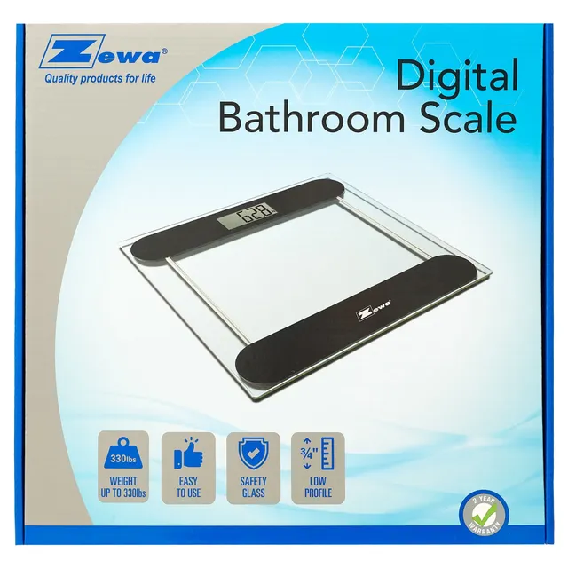 Zewa Home bilancia pesapersone digitale bagno precisa