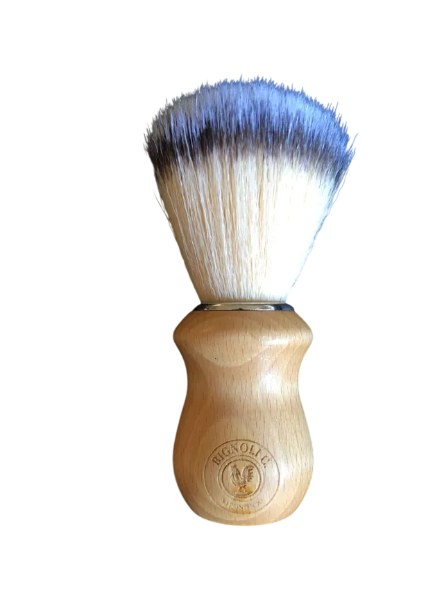 Bignoli Pennello da Barba Sintetico Legno Nodo 24 mm