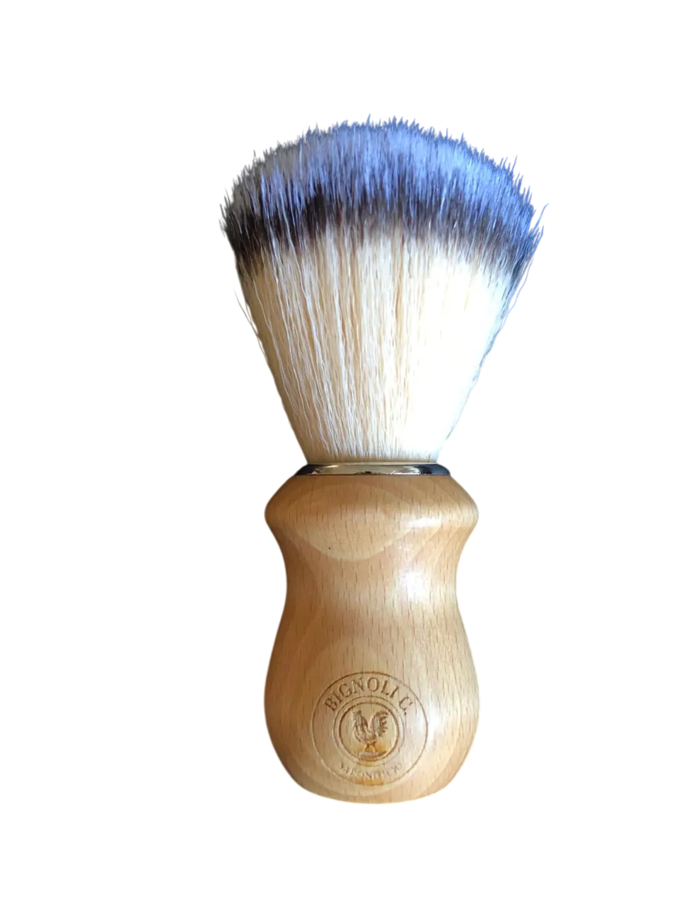 Bignoli Pennello da Barba Sintetico Legno Nodo 24 mm