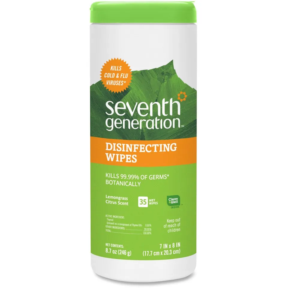 Seventh Generation Disinfecting salviette Lemongrass Citrus
