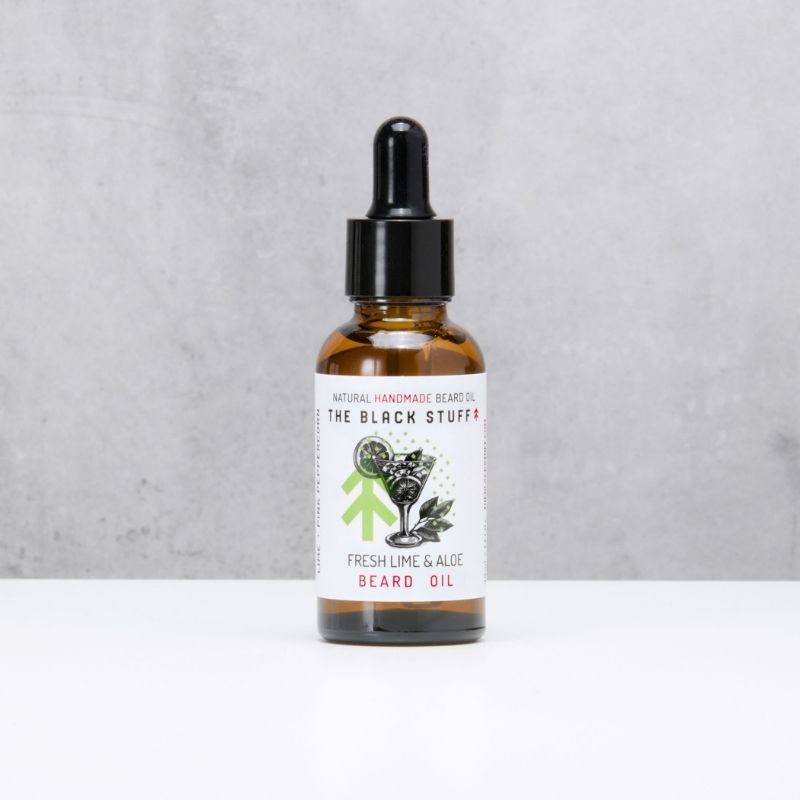 The Black Stuff Beard Care Fresh Lime olio barba fresco agrumato