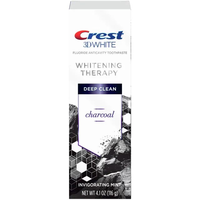 Crest 3D White Charcoal Dentifricio menta sbiancante fluoro