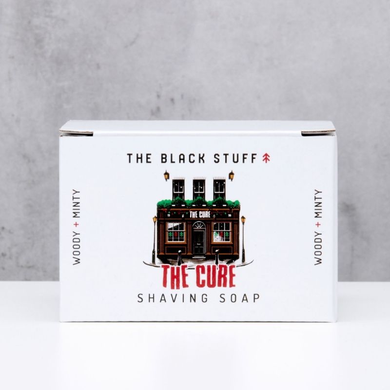 The Black Stuff Cure sapone da barba edizione limitata 155g vetro