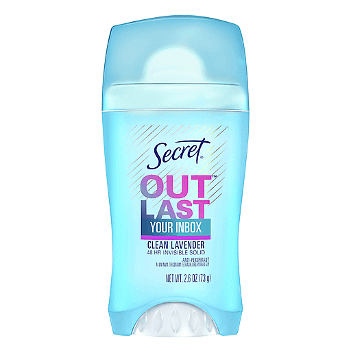 Secret Outlast Clean Lavender Deodorante Stick 73g 48h