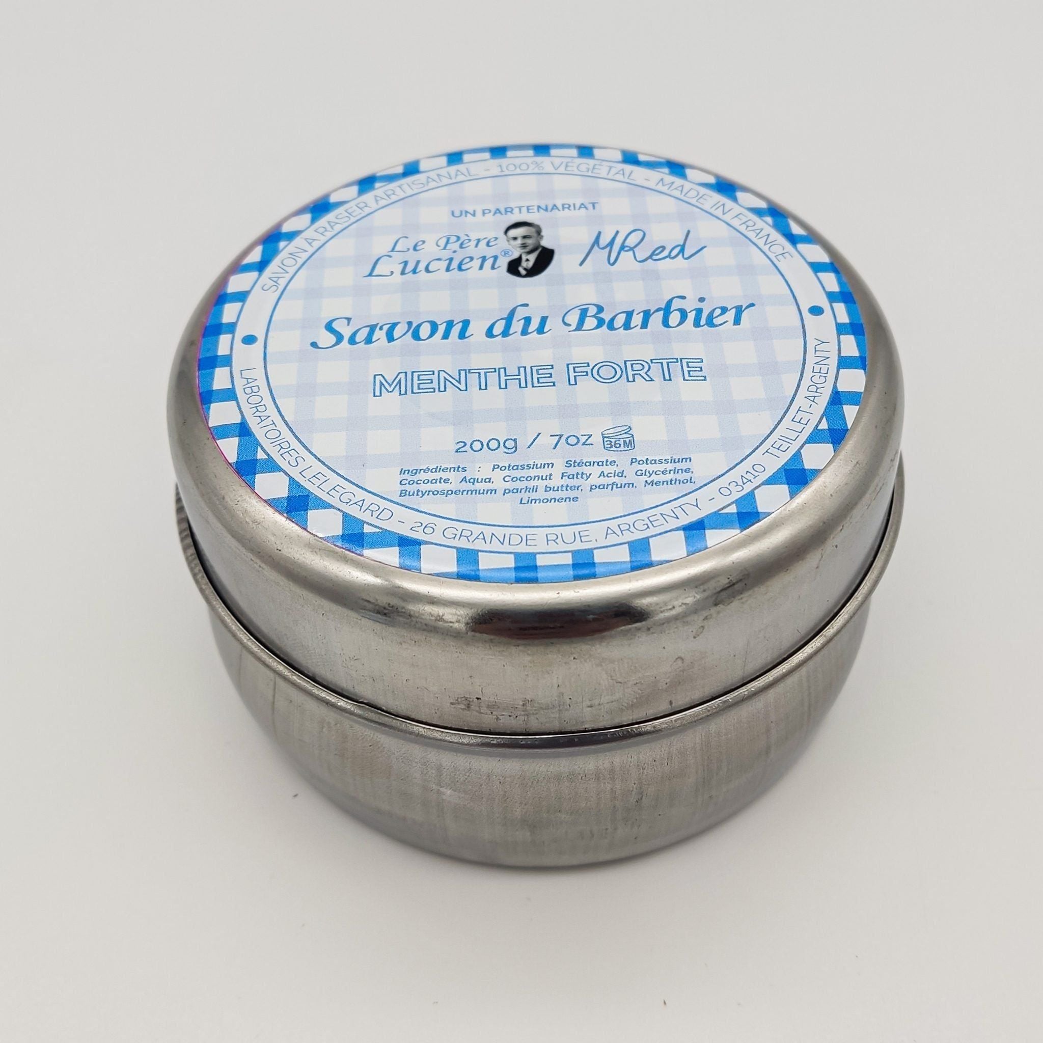 Le Pere Lucien Menthe Forte Sapone Barba 200g Mentolo