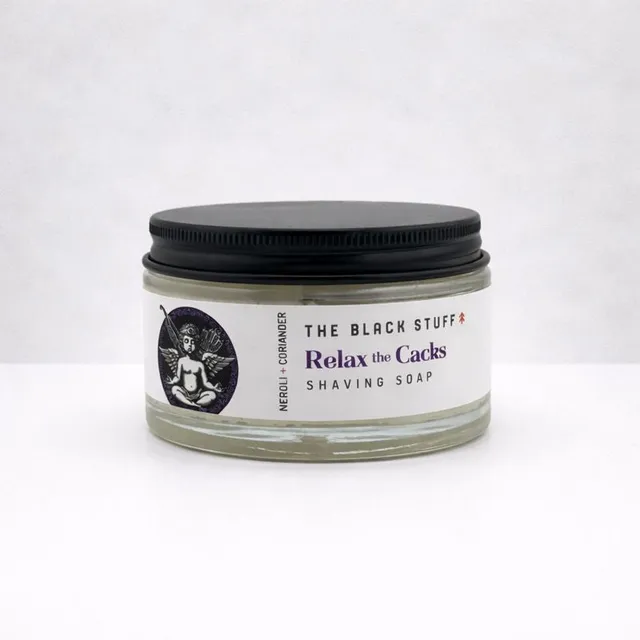 The Black Stuff Relax the Cacks sapone da barba 155 g