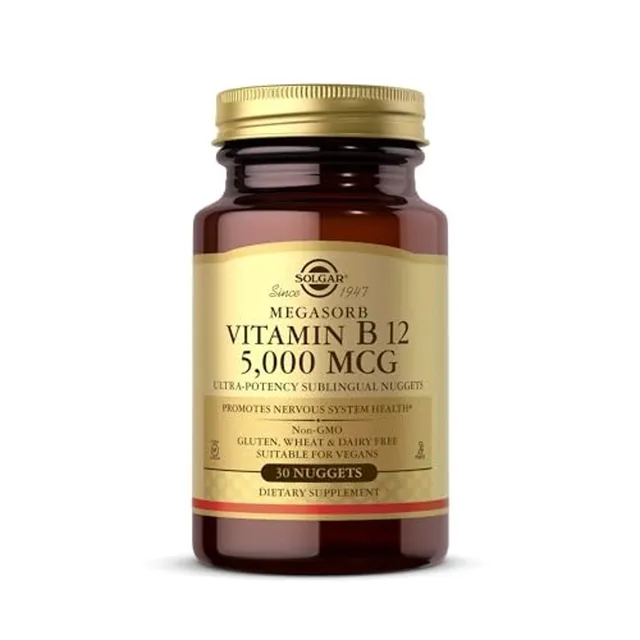 Solgar Vitamina B12 5000 mcg sublinguale 30 nuggets