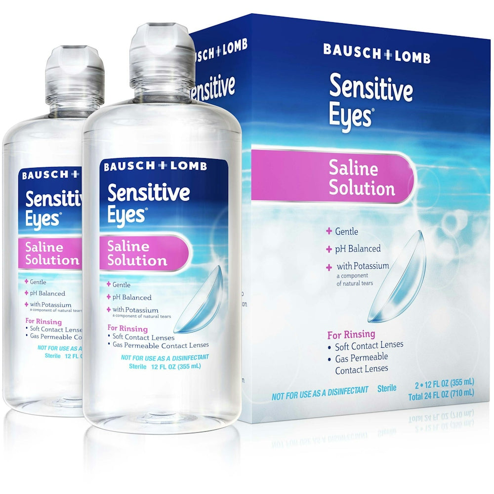Bausch & Lomb Gentle Sensitive Eyes soluzione salina 12 fl oz
