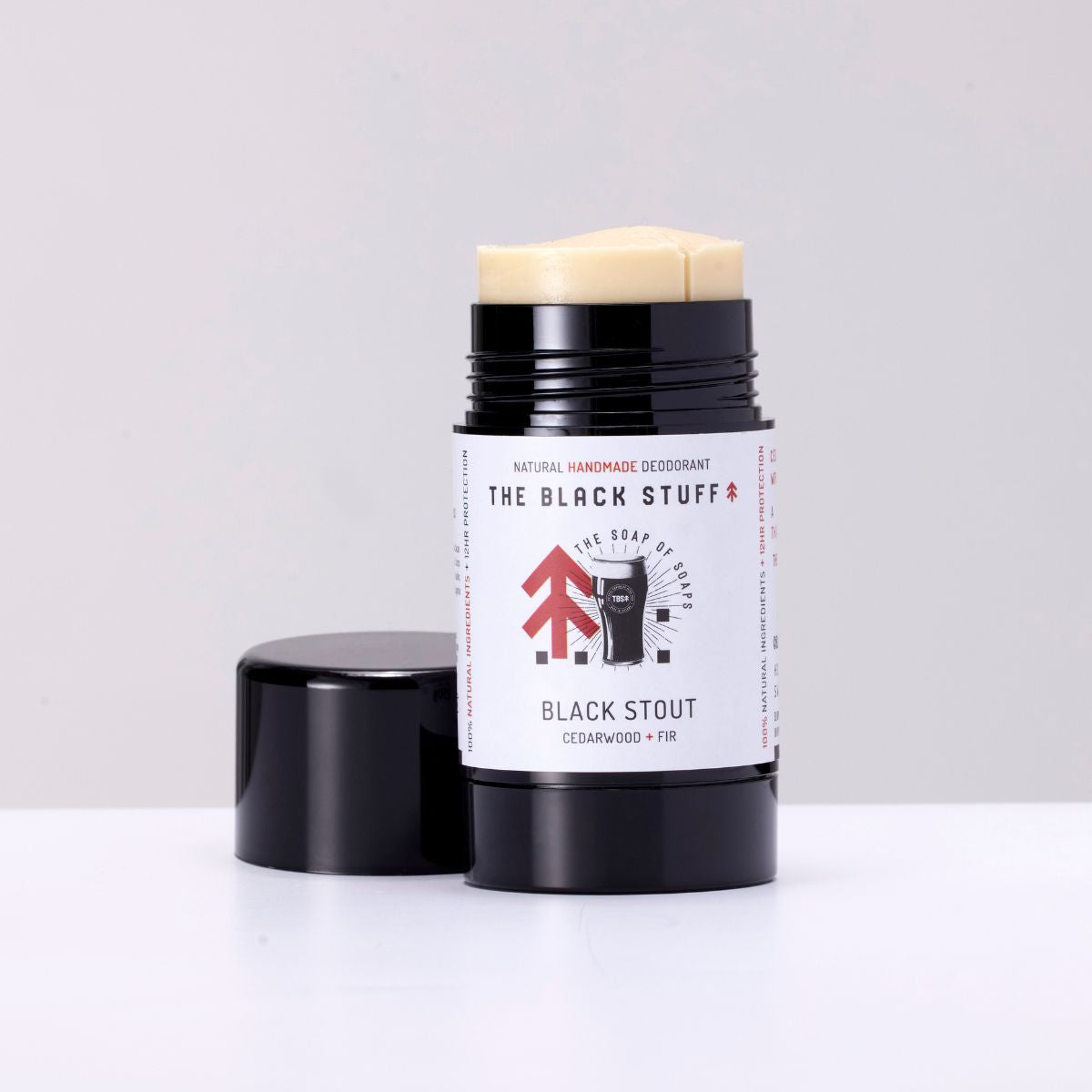 The Black Stuff Black Stout Deodorante Naturale Uomo Legnoso Cedro