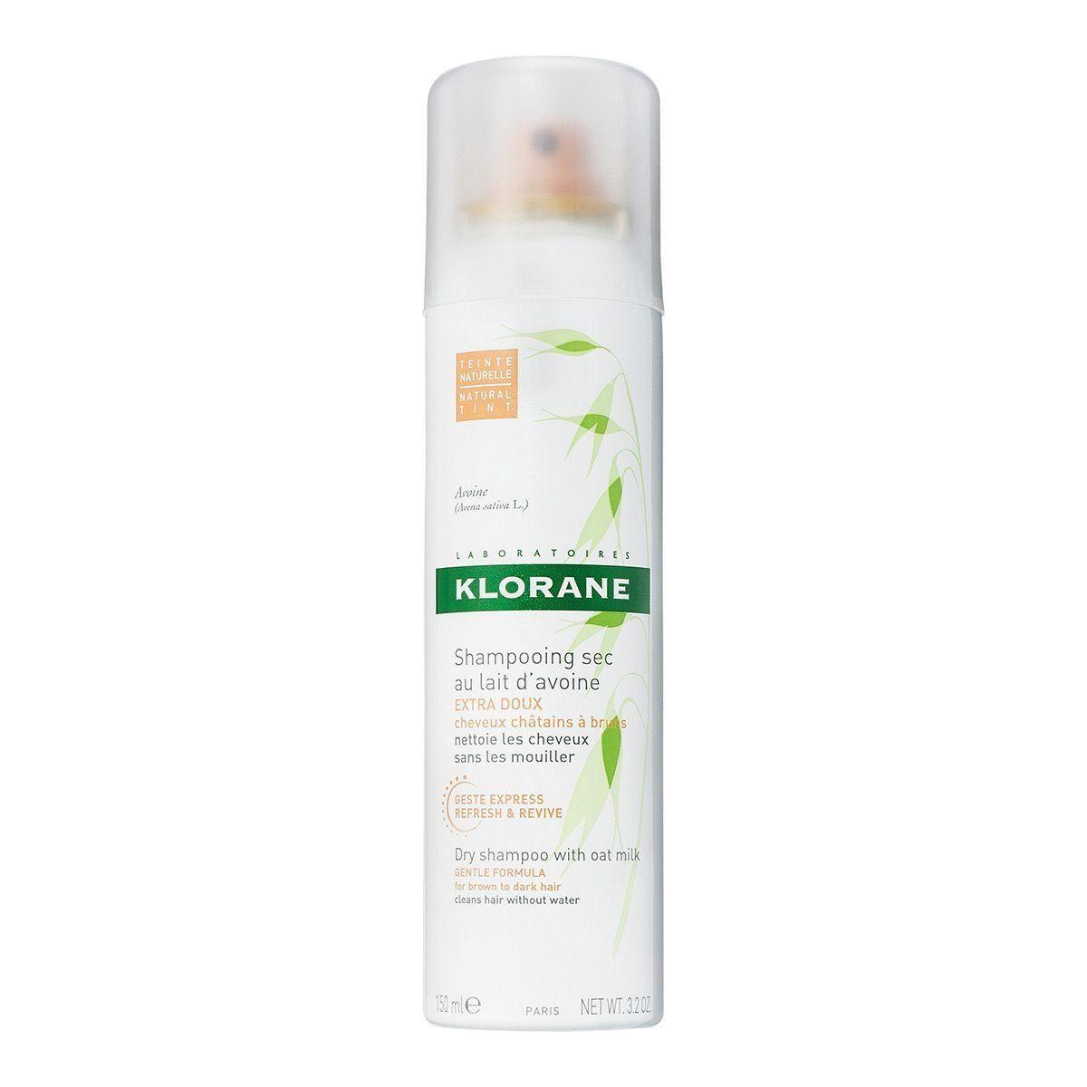 Klorane Latte Avena shampoo secco tinta naturale 150 ml castani