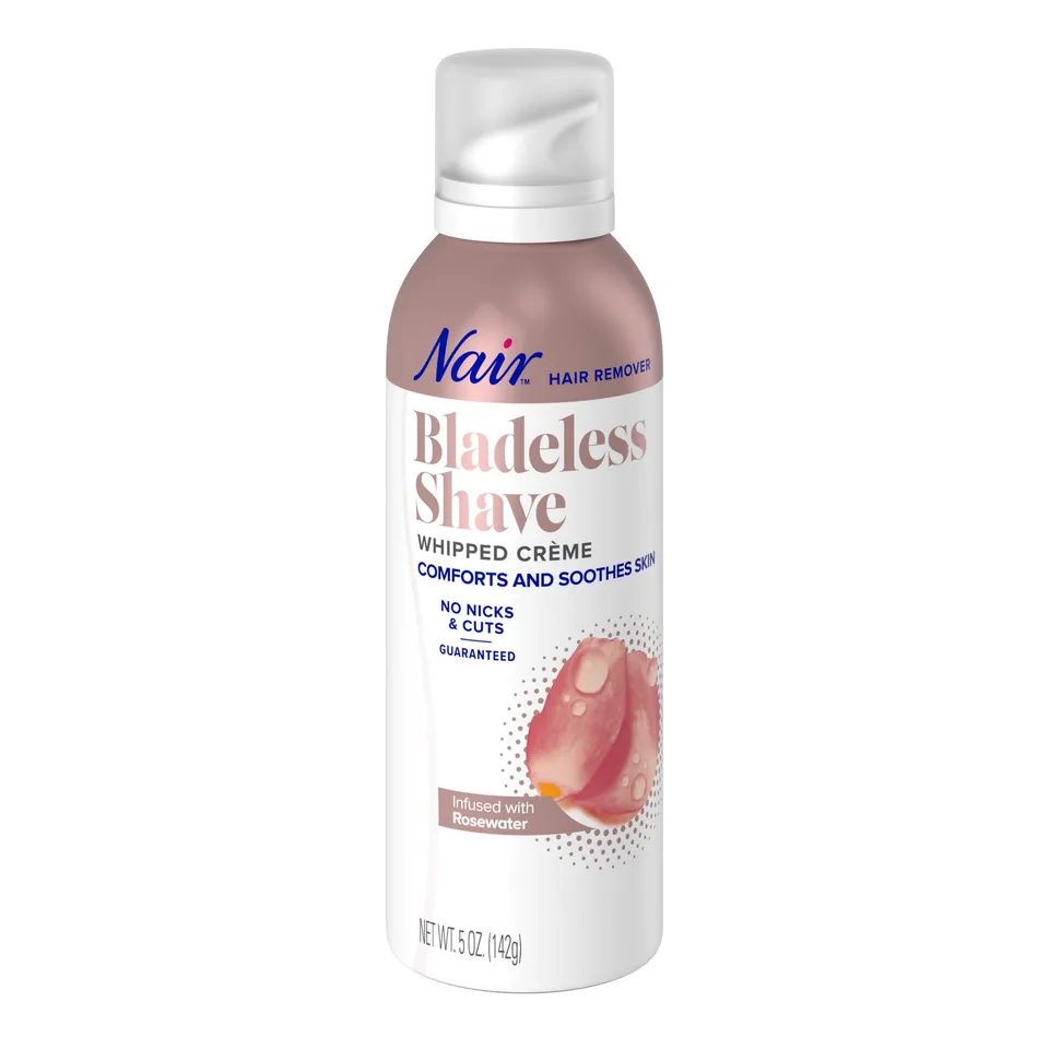 Nair Bladeless crema depilatoria rosewater 5 Oz
