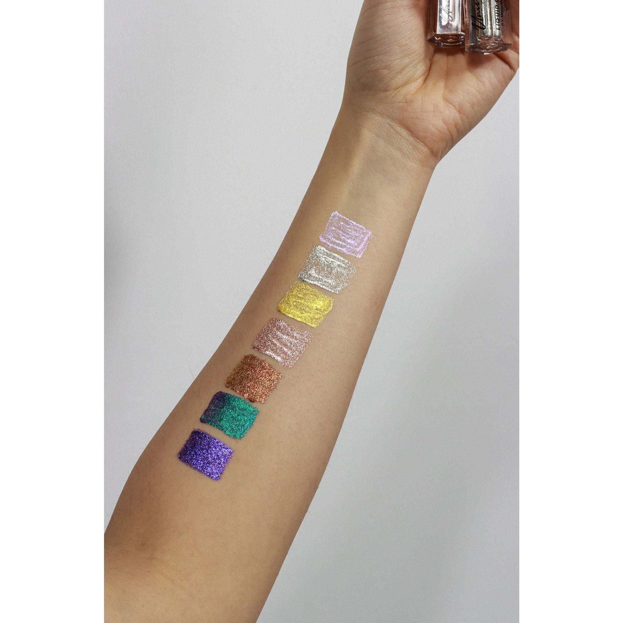 Unicorn Tears Liquid Chrome smalto oro trucco 3 in 1