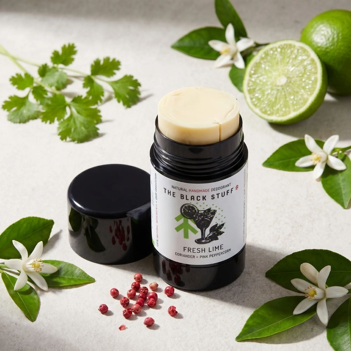 The Black Stuff Fresh Lime Deodorante Naturale Uomo Lime
