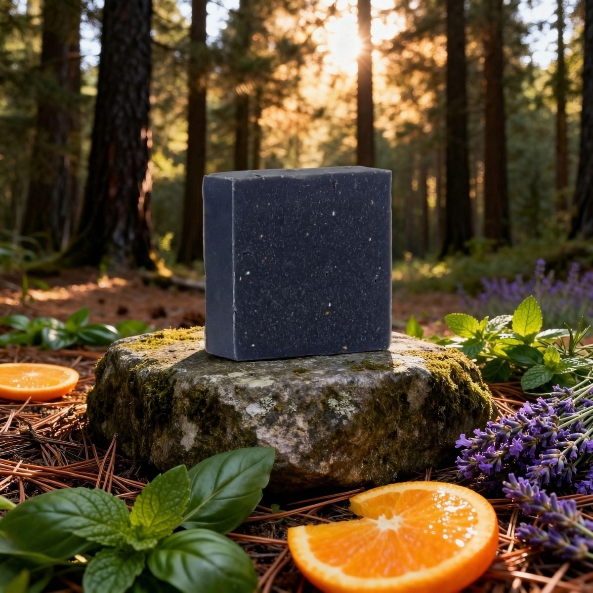 The Black Stuff Atlantic Pine Tar Sapone Uomo Scrub Pino Esfoliante