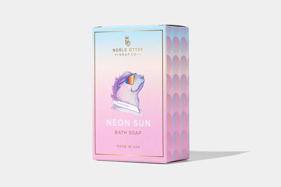 Noble Otter Neon Sun Saponetta Corpo 7.5 oz Lime Bergamotto