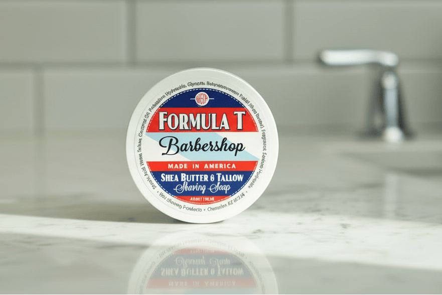 Wet Shaving Products Barbershop Formula T sapone da barba sego disco