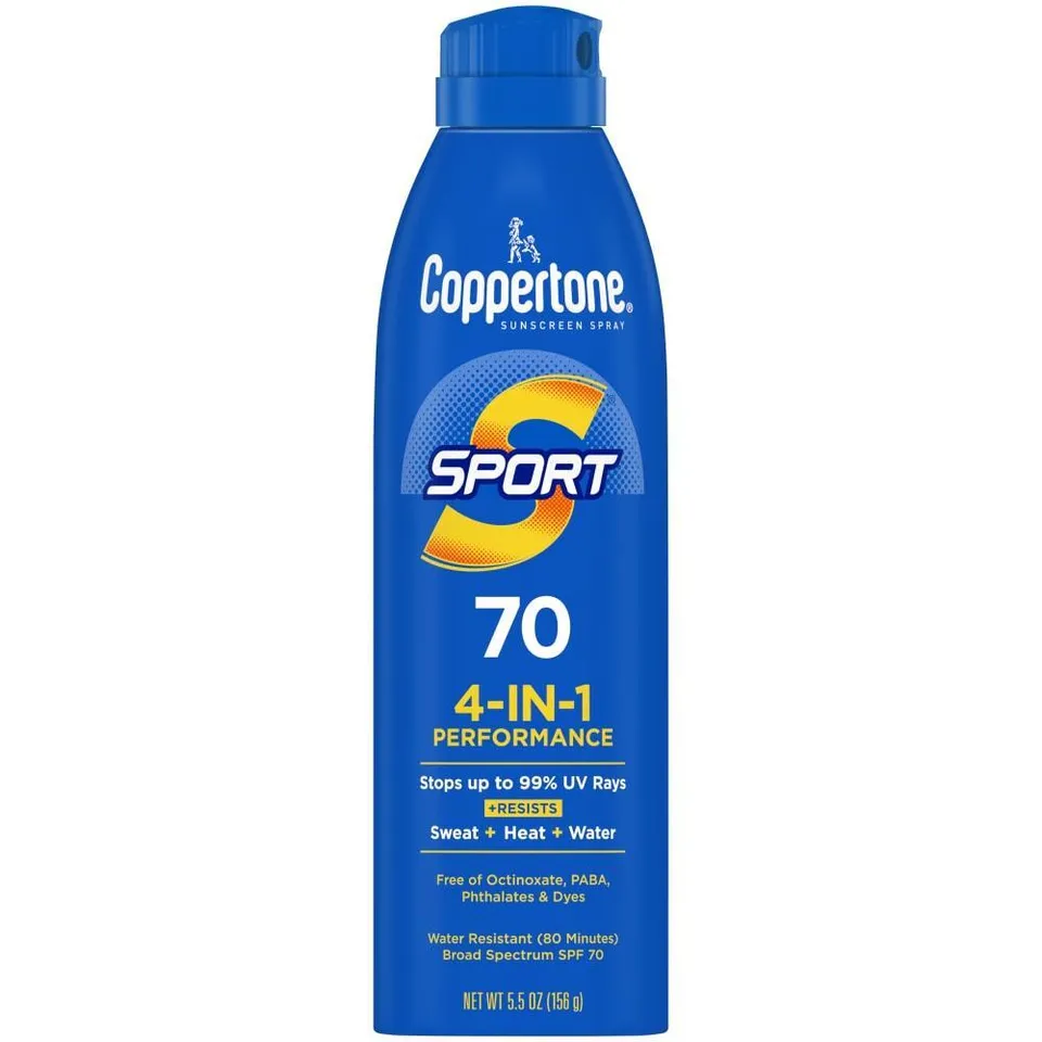 Coppertone Sport SPF 70 spray solare corpo 156 g