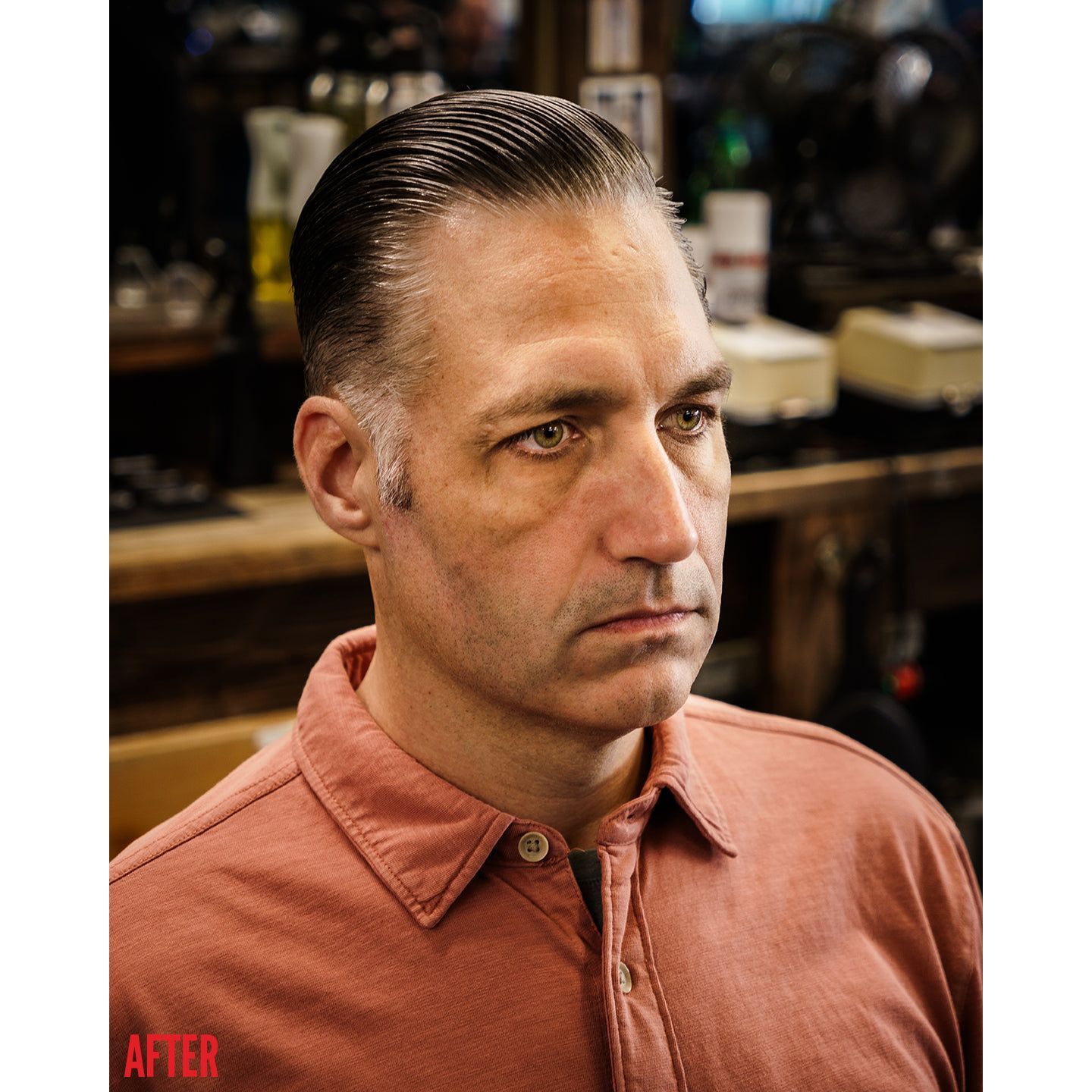 Imperial Barber Blacktop pomata nera capelli 6 oz copri grigi