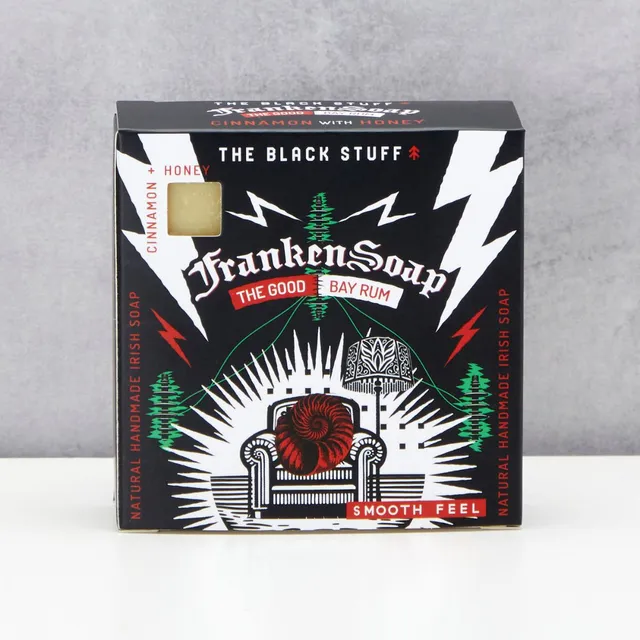 The Black Stuff Good Bay Rum saponetta 140g miele e spezie