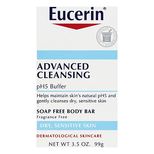 Eucerin Body Bar panetto detergente pH5 pelle secca 3,5 oz