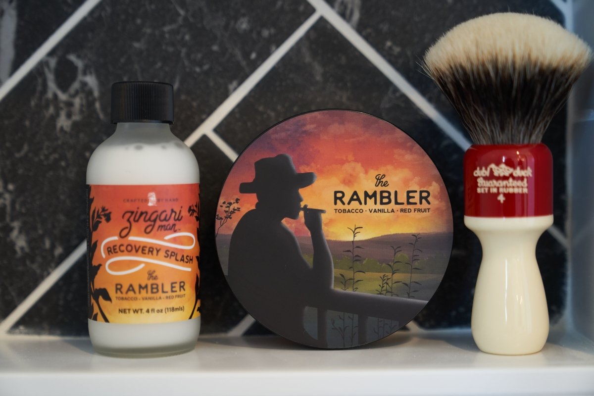 Zingari Man Rambler sapone barba sego tabacco vaniglia