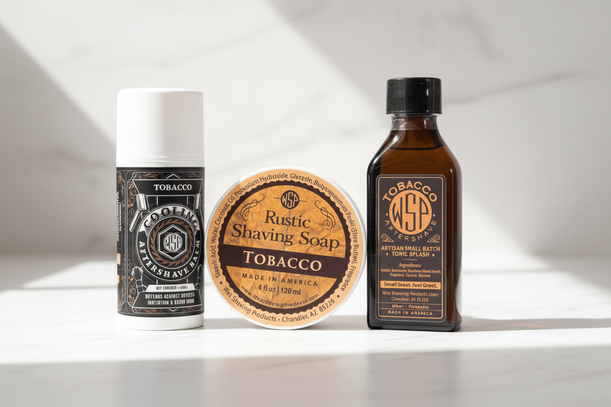 Wet Shaving Products Tobacco balsamo dopobarba rinfrescante 100 ml