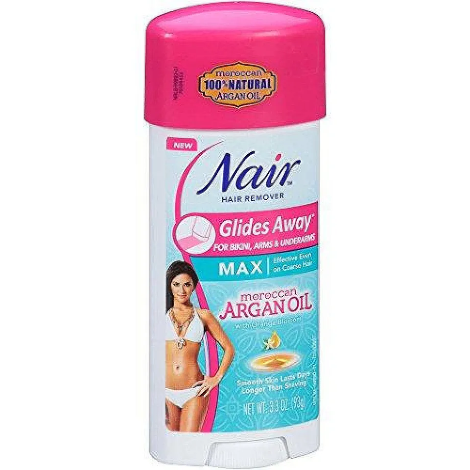 Nair Glides Away crema depilatoria argan e arancio