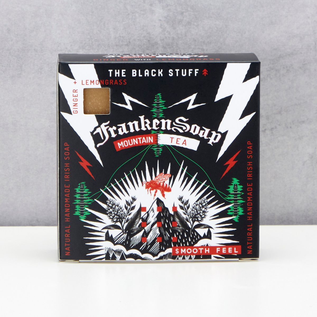 The Black Stuff Men's Bar Soap Mountain Tea sapone agrumi 130g
