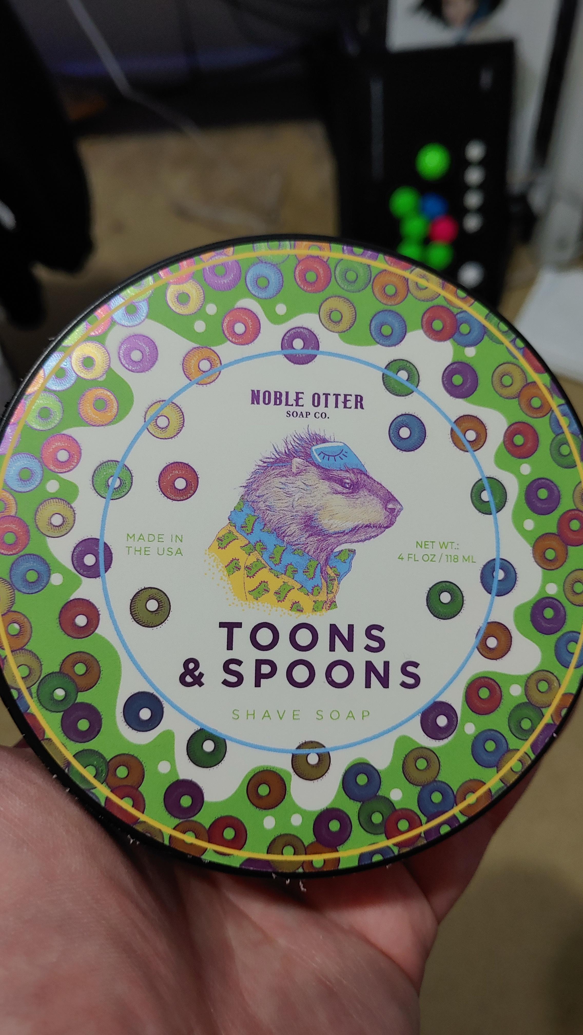 Noble Otter Toons & Spoons sapone da barba fruttato 113 g